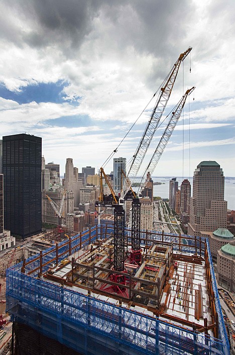 &lt;p&gt;In this Aug. 13, 2010, photo, construction cranes tower above One World Trade Center in New York. Today, the nation will observe the ninth anniversary of the terrorist attacks on the World Trade Center and Pentagon, and the crash of Flight 93 in Shanksville, Pa.&lt;/p&gt;