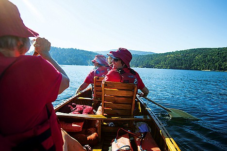 &lt;p&gt;Kathy Dobbs laughs with a fellow camper during Paddlefest 2013.&lt;/p&gt;