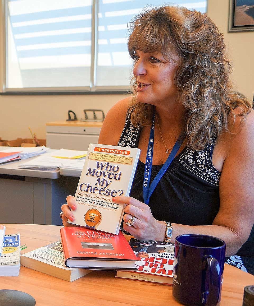 Dawn Woodward discusses some of her favorite books that she keeps in her office.