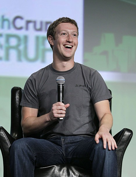 &lt;p&gt;Facebook CEO Mark Zuckerberg speaks during a &quot;fireside chat&quot; at a conference organized by technology blog TechCrunch in San Francisco, Tuesday, Sept. 11, 2012. Zuckerberg gave his first interview since the company's rocky initial public offering in May. (AP Photo/Eric Risberg)&lt;/p&gt;