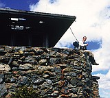 Man questions Heavens Peak Lookout construction date