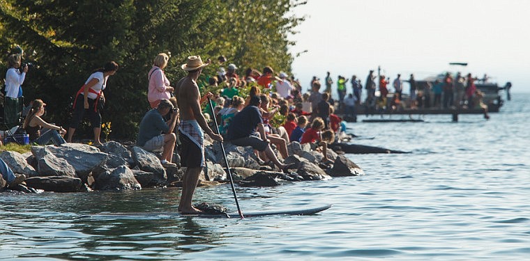 &lt;p&gt;A crowd lines the shore at Flathead Lake Lodge on Saturday afternoon to watch the Montana Dragon Boat Festival on Flathead Lake.&lt;/p&gt;
&lt;p&gt;&#160;&lt;/p&gt;