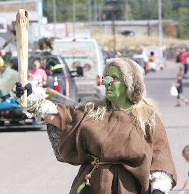 &lt;p&gt;Nordicfest parade troll examining her club. (Paul Sievers/The Western News)&lt;/p&gt;