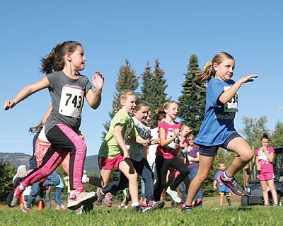 &lt;p&gt;Eight-year-old girls off and running, Runnerfell 2016. (Paul Sievers/The Western News)&lt;/p&gt;