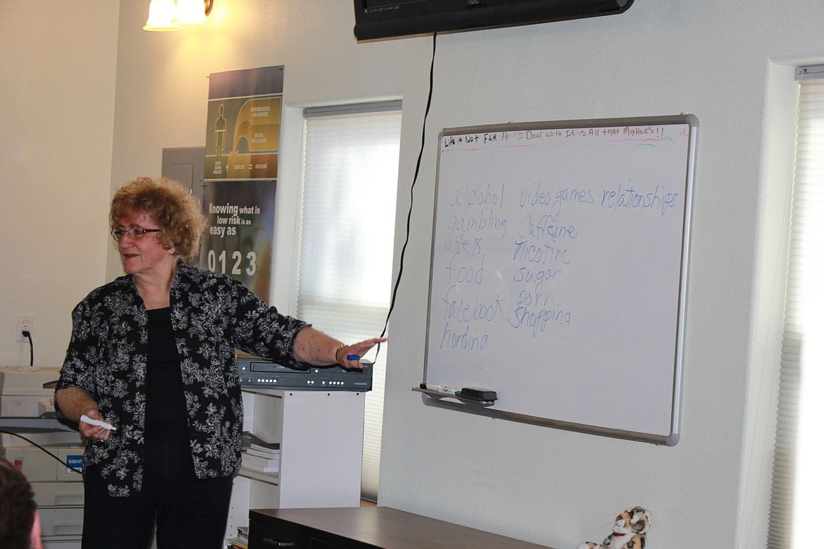 &lt;p&gt;Nancy Smith, LCSW, LAC, MHP, from Choices for Change Counseling recently held &#8220;Responsible Choices Town Meeting on Under-Aged Drinking and Using.&#8221; She showed how addiction comes in many different forms, including drugs, alcohol, gambling, and even chocolate.&lt;/p&gt;