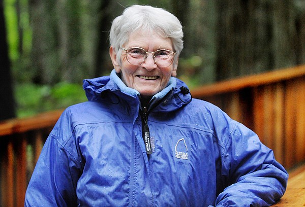 Mina Henke of Kila on the Trail of the Cedars on Wednesday in Glacier National Park.