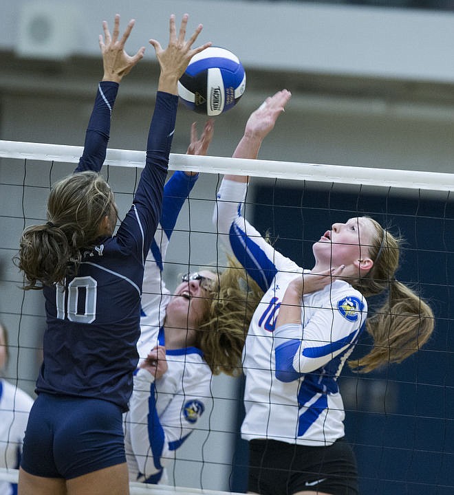 <p>Lake City High School volleyball travels across town Tuesday night to battle rival Coeur d'Alene High School. Lake City won the first two sets; however, CDA responded by winning both the third and forth frames forcing a fifth set but was etched out by Lake City 15-11 in the fifth set.</p>