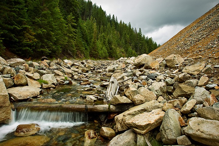 &lt;p&gt;The water flowing through 9 Mile Creek at the Success Mine Site, like the restoration area of Moon Gulch Creek, has been stabilized with timbers and rock placements.&lt;/p&gt;