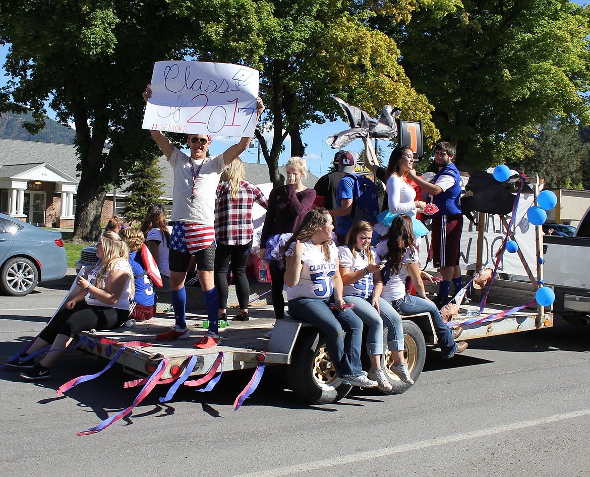 &lt;p&gt;The class of 2017 showed school spirit with their float, &#147;Blackhawk Down,&#148; during the Homecoming parade in Superior on Friday.&lt;/p&gt;