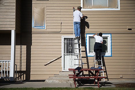 &lt;p&gt;Dalton Gardens Ward&#160;Bishop Mike Park&#160;of the Church of Jesus Christ of Latter-Day Saints in Hayden and his wife Lori Park paint the Miller Home at Children&#146;s Village on Saturday morning. The Miller Home will be reopening this December.&lt;/p&gt;