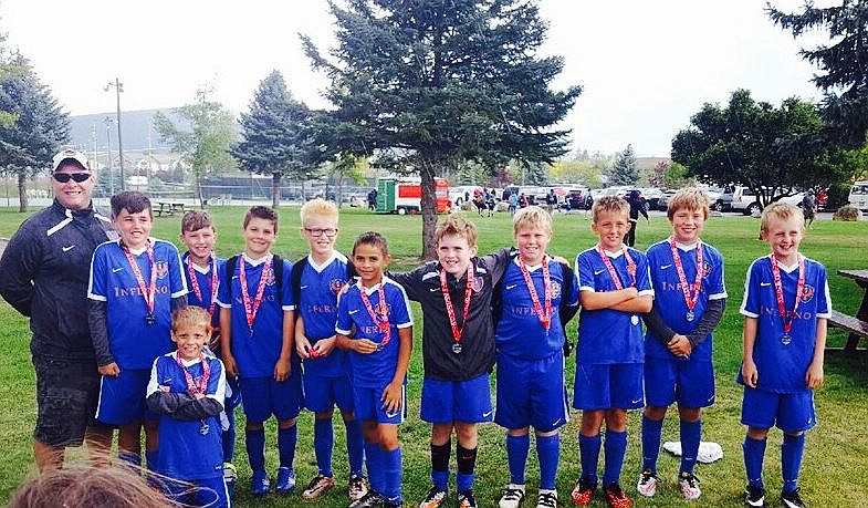 &lt;p&gt;Courtesy photo&lt;/p&gt;&lt;p&gt;The North Idaho Inferno boys under-12 Calkins soccer team took second overall at the Pend Oreille Cup last weekend in Sandpoint. From left are coach Carey Calkins, Makoa Weldon, Gavin Jones, Austin Parks, Jett Stenerson, Junior Castaneda, Blake Christiansen, Tyler Nilson, Austin Manley, Ethan Cooper, Caiden Finan, Caden Calkins, Tye de Souza and Bryce Snow.&lt;/p&gt;