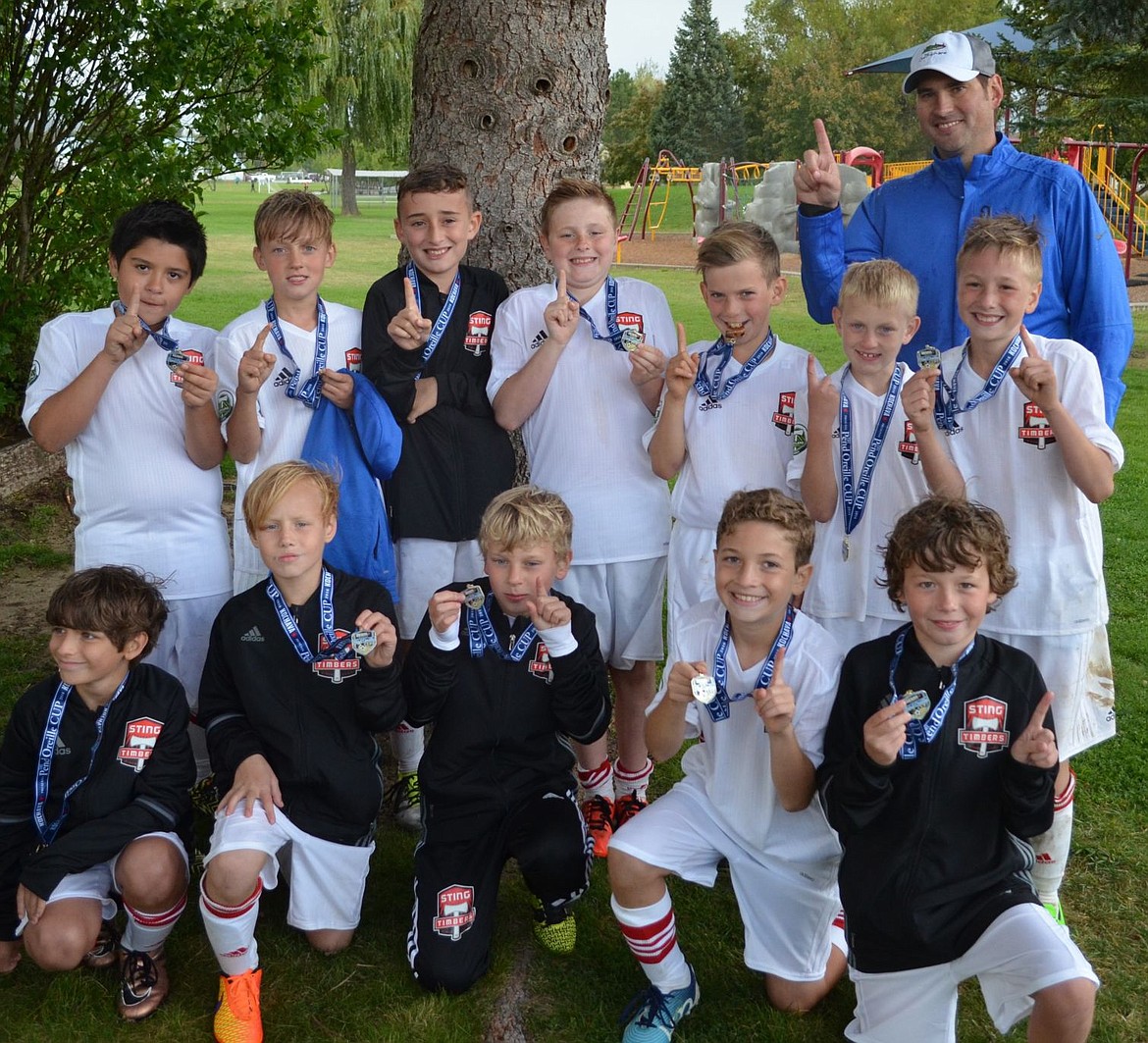 &lt;p&gt;Courtesy photo&lt;/p&gt;&lt;p&gt;The Coeur d'Alene Sting Timbers under-11 boys yellow soccer team won their division at last weekend's Pend Oreille Cup in Sandpoint. In the front row from left are Ari Rumpler, Ronan Sternberg, Harper Barlow, Gavin Samayoa and Grayson Storey; and back row from left, Rafael Rubio, Landon Miller, Kai Delio, Jensen Elliot, Lachlan May, Owen Misiuk, Jacob Molina and coach JJ Barlow.&lt;/p&gt;