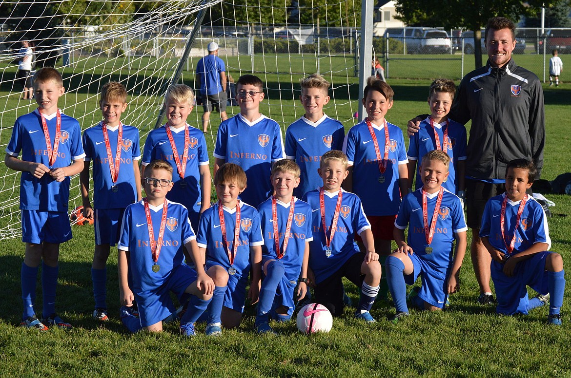 &lt;p&gt;Courtesy photo&lt;/p&gt;&lt;p&gt;The Inferno under-11 boys soccer team finished second in their division in the Pend Oreille Cup last weekend in Sandpoint. In the front row from left are Wyatt Young, Byron Wessels, Jacob Ludwick, Zane Willingham, Gabriel Jones and Tyler Engelson; and back row from left, Justice (JP) Smith, Paul Hirschi, Carson Sullivan, Devin Pearson, James Waters, Connor Carmignani, Jacob Heffter and coach Micheal Noone. Not pictured is goalkeeper Benji Deming.&lt;/p&gt;