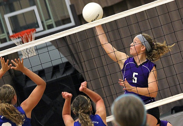 &lt;p&gt;Senior Kinley Pope kills the ball for the Charlo Vikings.&#160;&lt;/p&gt;