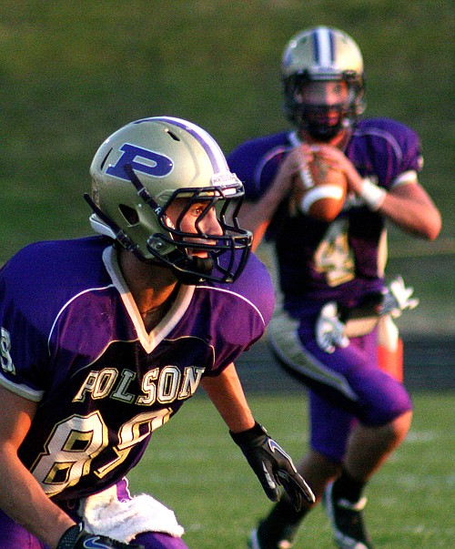 &lt;p&gt;Polson quarterback Vince DiGiallonardo (4) looks to pass to
Justin Hoel.&#160;&lt;/p&gt;