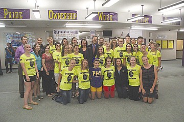 &lt;p&gt;Gov. Steve Bullock meets with Polson students following his speech given last Thursday.&lt;/p&gt;