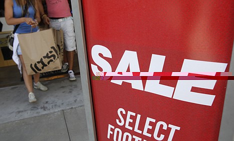 &lt;p&gt;In this Sept. 10, 2010 photo, shoppers carry purchases from a CCS store in Santa Monica, Calif. Retail sales post 0.4 percent increase, best gain in five months, despite drop in auto sales.&lt;/p&gt;