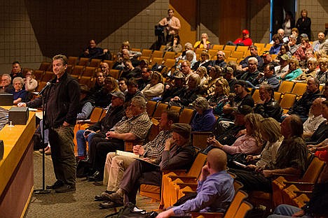 &lt;p&gt;In this March 12 Press file photo, Cliff Mort, of Mort Construction, offers comments in support of a zone change that could be developed as a subdivision in Athol.&lt;/p&gt;