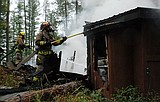 Two-story home on Echo Lake burns