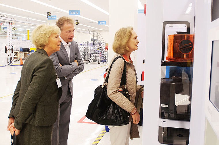 &lt;p&gt;Members of the embassies of Germany and Peru take a tour of the Applied Materials facility Friday morning in Kalispell.&lt;/p&gt;