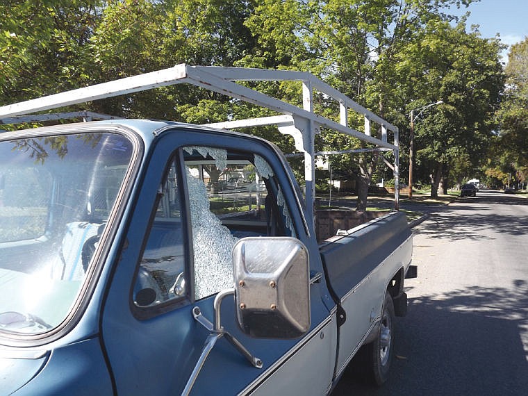 &lt;p&gt;This pickup was one of several vehicles damaged by vandals with a BB gun Sunday morning on Third Street East. More than 70 incidents were reported to Kalispell Police from all over the city.&lt;/p&gt;