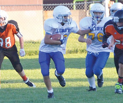 &lt;p&gt;Number 27 Ryan Goodman (8th grade) Sets up a stiff are and a nice gain.&lt;/p&gt;