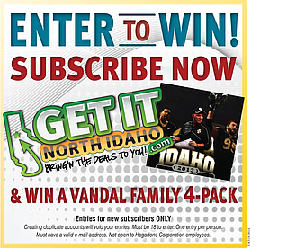 Subscribe to Get It North Idaho and enter to win Idaho Vandals football tickets!