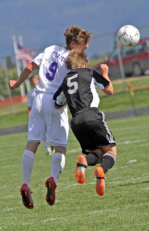 &lt;p&gt;James Larson heads the ball against Belgrade last Saturday.&#160;&lt;/p&gt;