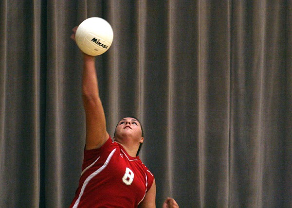 &lt;p&gt;Arlee Mahalia Hendren serves the ball against Charlo.&#160;&lt;/p&gt;