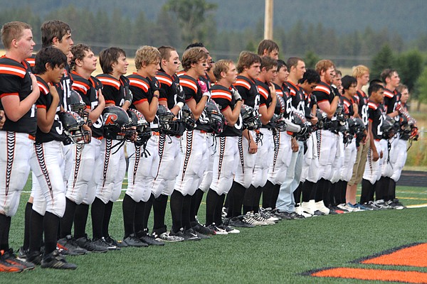 &lt;p&gt;The Ronan Chiefs line up before their game against
Townsend.&#160;&lt;/p&gt;