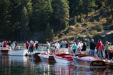 &lt;p&gt;Dozens of enthusiast gather on the southern end of the Coeur d'Alene Resort Marina Boardwalk to enjoy the more than 100 classics boats on display.&lt;/p&gt;
