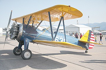 &lt;p&gt;This 1943 Boeing Stearman biplane, belonging to Dick Schaus of Kalispell, was a big hit with those attending the Fly-In.&lt;/p&gt;