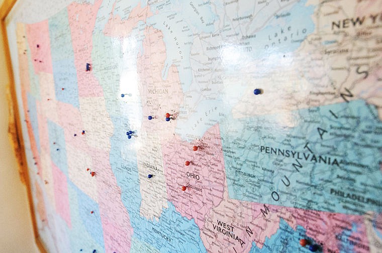 &lt;p&gt;A map of where the current residents came from Thursday morning at the Wilderness Treatment Center near Marion. Sept. 12, 2013 in Marion, Montana. (Patrick Cote/Daily Inter Lake)&lt;/p&gt;