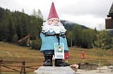 Roaming Gnome gets lost in Montana