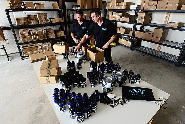 &lt;p&gt;Greg Riska and Jesse Corbett the co-founders of NVIE Nutrition prepare a shipment on Monday, September 16, at NVIE north of Kalispell. (Brenda Ahearn/Daily Inter Lake)&lt;/p&gt;