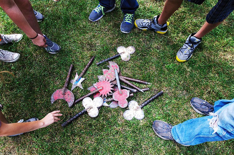 &lt;p&gt;Students chose which hatchet they want to throw Friday afternoon during the Society For Creative Anachronism's &quot;Barbarian Bash&quot; for a group of Smith Valley Students. Sept. 13, 2013 in Kalispell, Montana. (Patrick Cote/Daily Inter Lake)&lt;/p&gt;