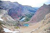 Sunrift Gorge approach to Siyeh Pass a challenging ascent
