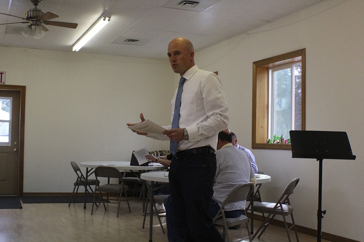 &lt;p&gt;Jason Slater was the guest speaker at this month's Thompson Falls Chamber of Commerce meeting.&lt;/p&gt;