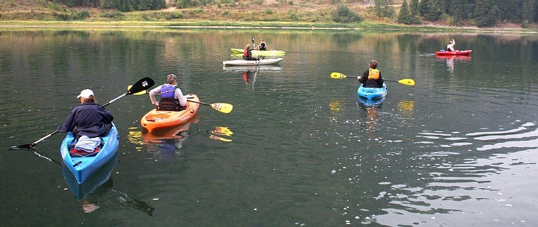 &lt;p&gt;&lt;strong&gt;Kayakers take to the water at Rocky Point Ranch to practice what they learned in the workshop, where their 12-mile adventure began.&#160;&lt;/strong&gt;&lt;/p&gt;
&lt;div&gt;&lt;strong&gt;&lt;br /&gt;&lt;/strong&gt;&lt;/div&gt;