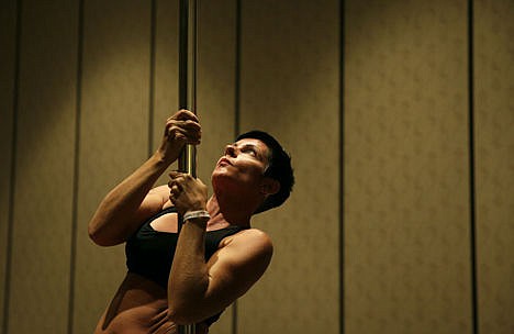 &lt;p&gt;Heidi Nilsson participates in a workshop at the Pole Expo in Las Vegas. Sept. 7.&lt;/p&gt;