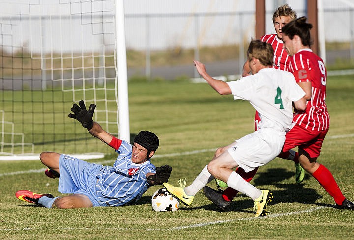 &lt;p&gt;Lakeland High School boys battle Sandpoint High School, Wednesday, Sept. 28, 2016 in Rathdrum. The Hawks fought well but lost 3-1 to Sandpoint.&#160;To purchase photo, please visit www.cdapress.com/photos&lt;/p&gt;