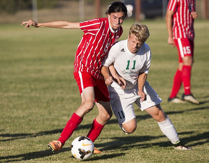 &lt;p&gt;Lakeland High School boys battle Sandpoint High School, Wednesday, Sept. 28, 2016 in Rathdrum. The Hawks fought well but lost 3-1 to Sandpoint.&#160;To purchase photo, please visit www.cdapress.com/photos&lt;/p&gt;