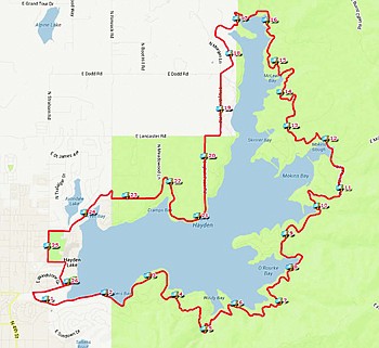 &lt;p&gt;The route for the Hayden Marathon race course.&lt;/p&gt;