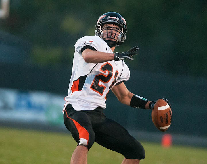 &lt;p&gt;Patrick Cote/Daily Inter Lake Flathead senior wide receiver Kevin Grosswiler (21) throws the ball Friday night during the sixth crosstown matchup at Legends Stadium. Friday, Sept. 28, 2012 in Kalispell, Montana.&lt;/p&gt;