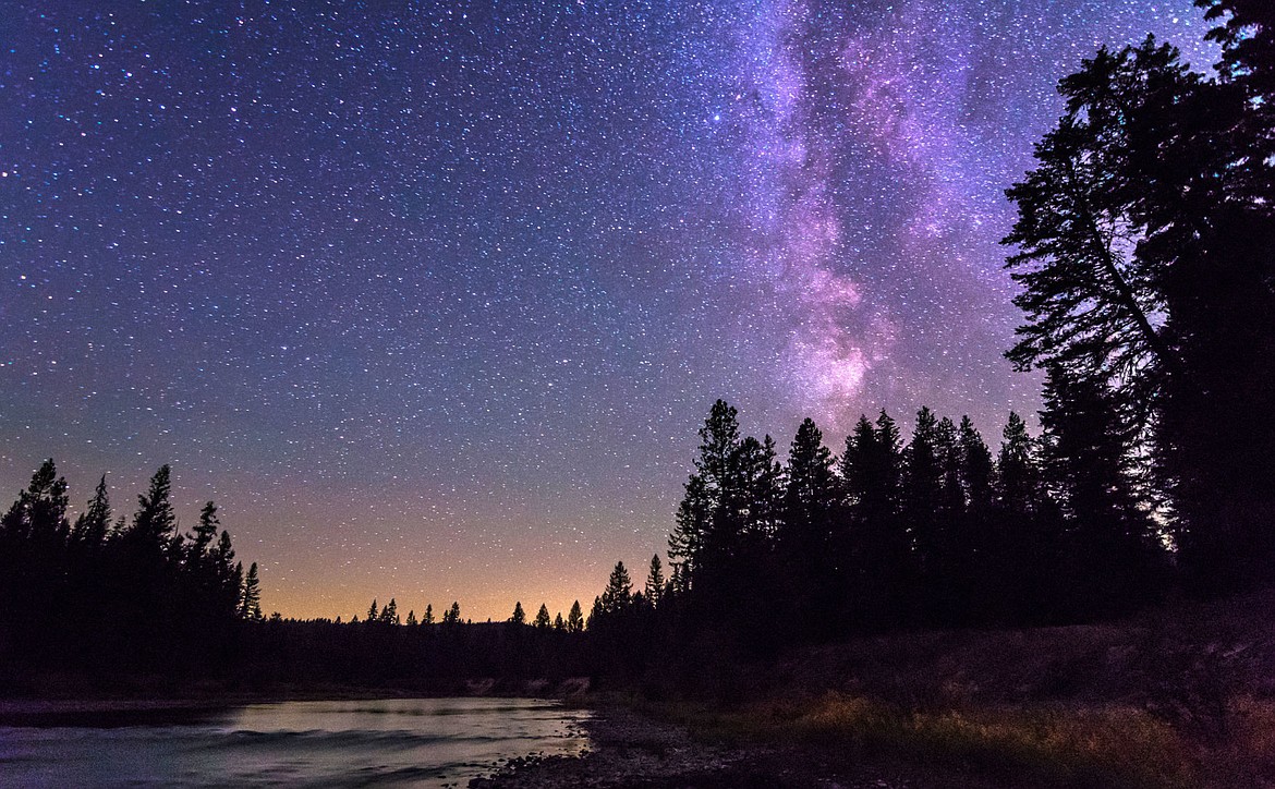 &lt;p&gt;The Milky Way is illuminated over Priest River Wednesday night.&lt;/p&gt;