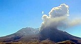 Mt. St. Helens erupts