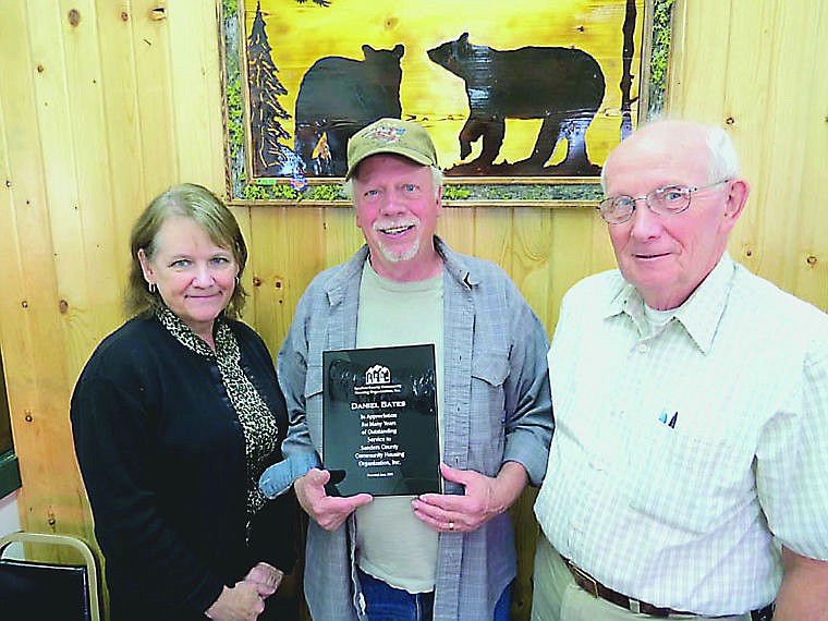 &lt;p&gt;Deb Achatz and Ernie Scherzer present Dan Bates with a plaque from SCCHO.&lt;/p&gt;