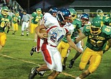 Vikes fall to 'Dogs on gridiron