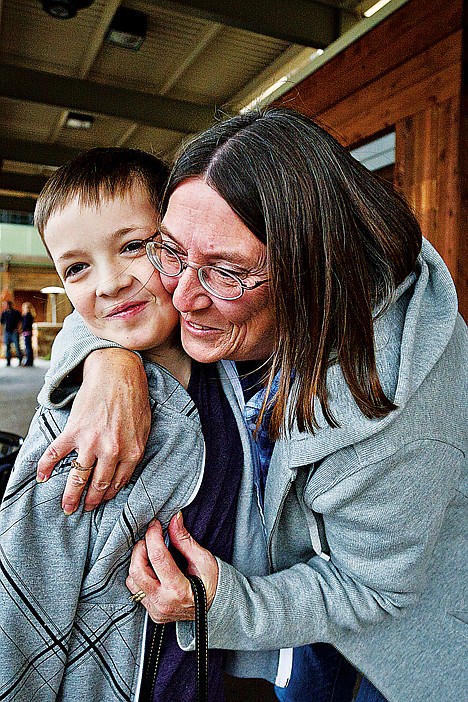 &lt;p&gt;Avery Irvin is greeted with hugs from his grandmother Nancy Hannasch upon arrival to the Radisson hotel Sept. 21 in Bloomington, Minn.&lt;/p&gt;