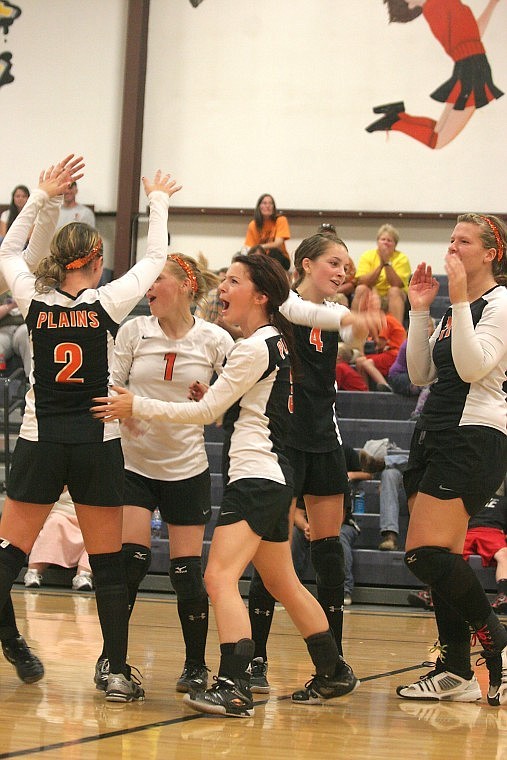 &lt;p&gt;The Trotters celebrate their win over the Superior Lady Bobcats.&lt;/p&gt;